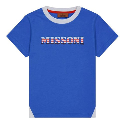 Front - Missoni Childrens/Kids Logo Regular T-Shirt