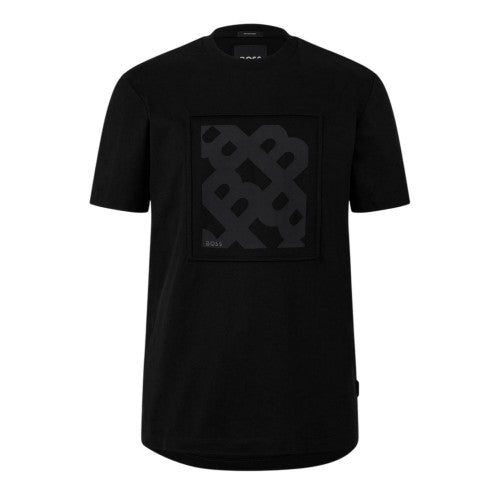 Front - Boss Mens Big Logo Crew Neck Regular T-Shirt