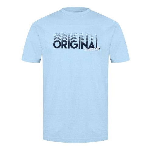 Front - Original Penguin Mens Lettering Crew Neck Regular T-Shirt