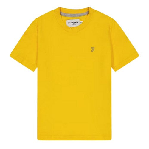 Front - Farah Boys Spectra Embroidered Logo T-Shirt
