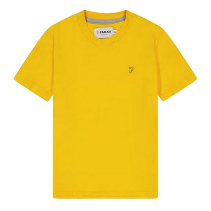 Front - Farah Boys Spectra Embroidered Logo T-Shirt