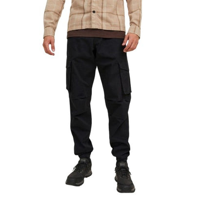 Front - Jack And Jones Mens Plain Cargo Trousers