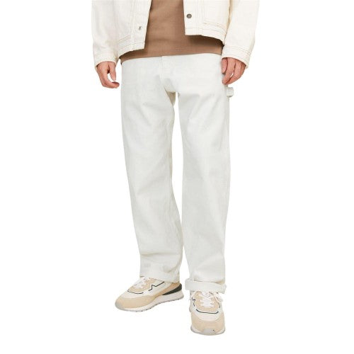Front - Jack And Jones Mens Eddie Loose Fit Trousers
