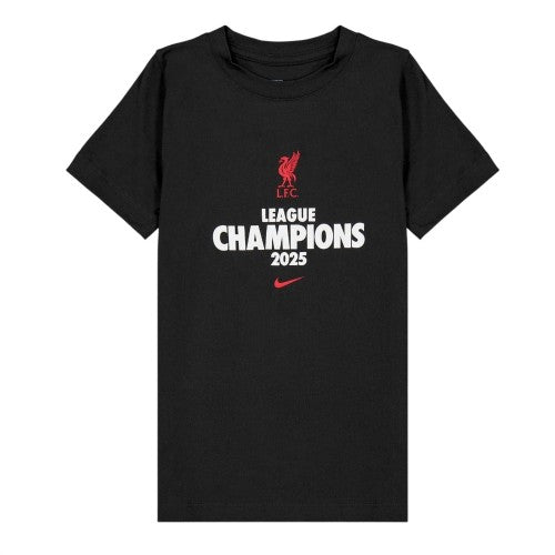 Front - Liverpool FC Childrens/Kids Graphic Print Cotton Regular T-Shirt