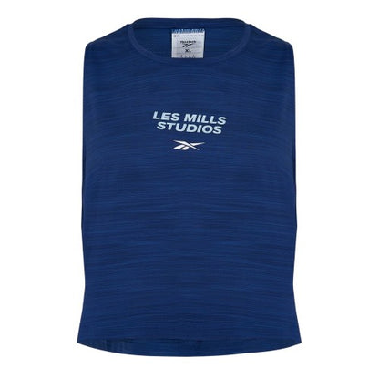 Front - Reebok Mens Les Mills Bodycombat Crew Neck Tank Top