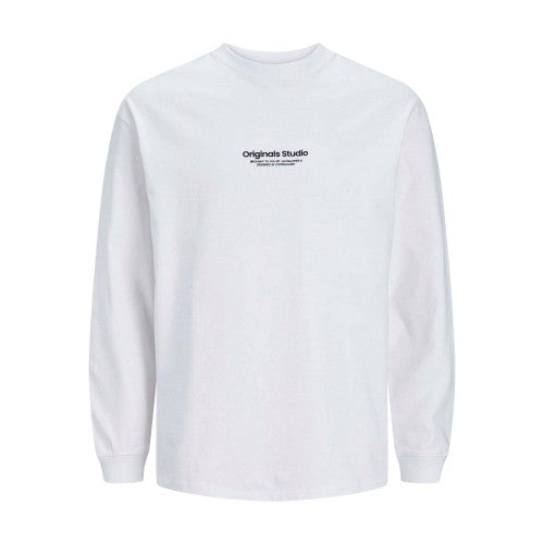 Front - Jack And Jones Mens Regular Long-Sleeved T-Shirt