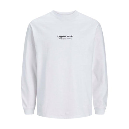 Front - Jack And Jones Mens Regular Long-Sleeved T-Shirt