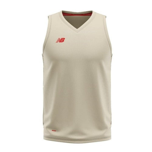 Front - New Balance Mens V Neck Regular Tank Top