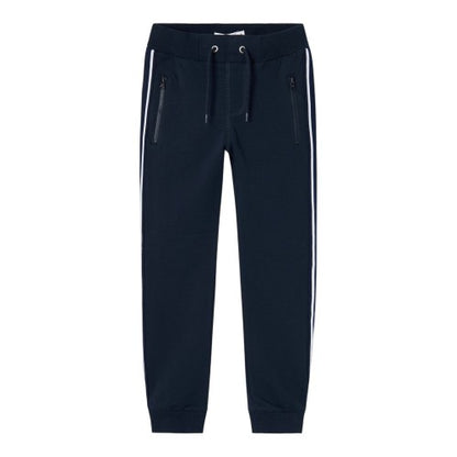 Front - Name It Childrens/Kids Side Stripe Regular Sweatpants