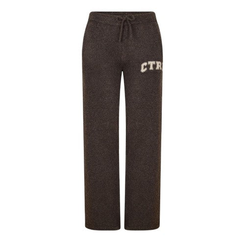 Front - Couture Womens/Ladies Fleece Wide Leg Sweatpants