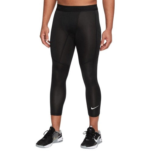 Front - Nike Mens Pro Slim 3/4 Tights