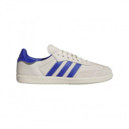 Front - Adidas Mens Humanrace Samba 3 Stripes Leather Trainers