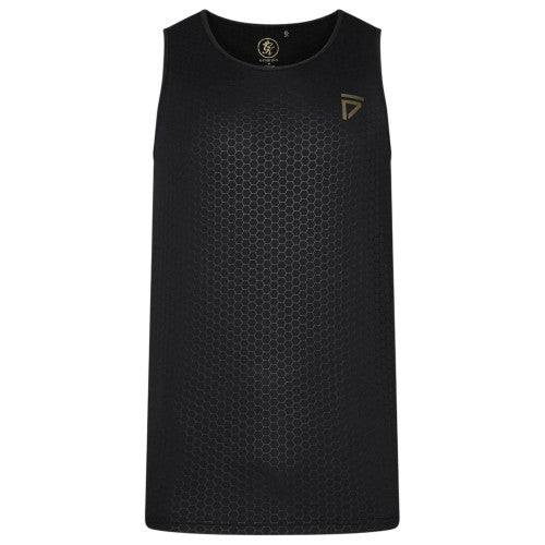 Front - Gym King Mens Training Vest Top