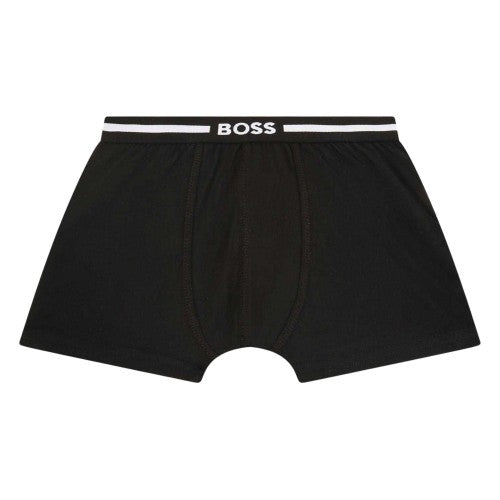 Front - Boss Boys Logo Boxer Shorts