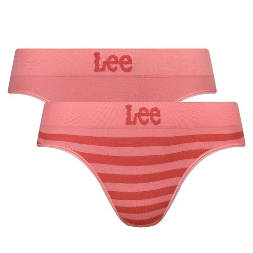 Front - Lee Womens/Ladies Seamless Boxer Briefs (Pack of 2)