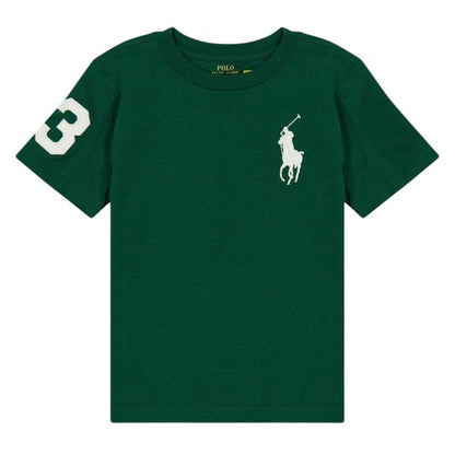 Front - Ralph Lauren Childrens/Kids Embroidered Logo Logo T-Shirt