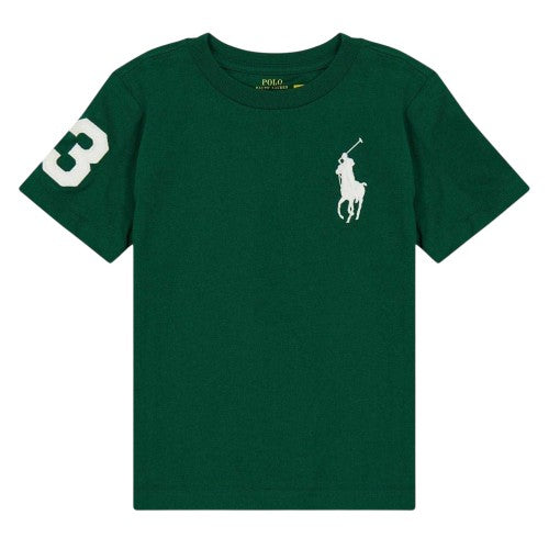 Front - Ralph Lauren Childrens/Kids Embroidered Logo Logo T-Shirt
