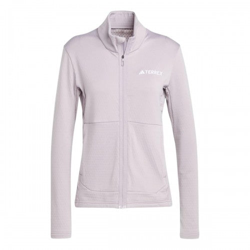 Front - Adidas Womens/Ladies Terrex Multi Light Full Zip Fleece Jacket