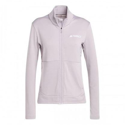 Front - Adidas Womens/Ladies Terrex Multi Light Full Zip Fleece Jacket