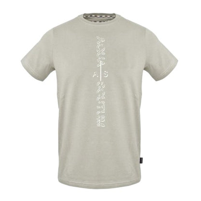 Front - Aquascutum Mens Logo Crew Neck Regular T-Shirt