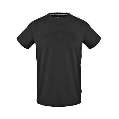 Front - Aquascutum Mens Tonal Logo Jersey T-Shirt