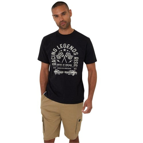 Front - Threadbare Unisex Adult Neilson Regular T-Shirt