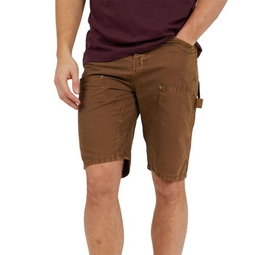 Front - Brave Soul Mens Woven Carpenter Loose Fit Casual Shorts