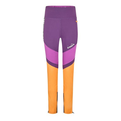 Front - Diadora Womens/Ladies Athletic Running Tights