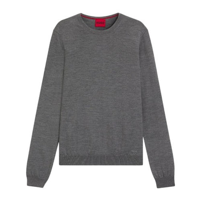 Front - Hugo Boss Mens San Cedric-M1 Crew Neck Jumper