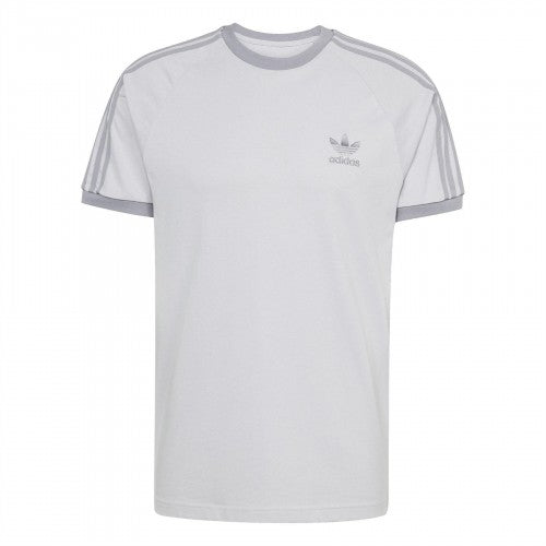 Front - Adidas Mens 3 Stripes Cotton T-Shirt