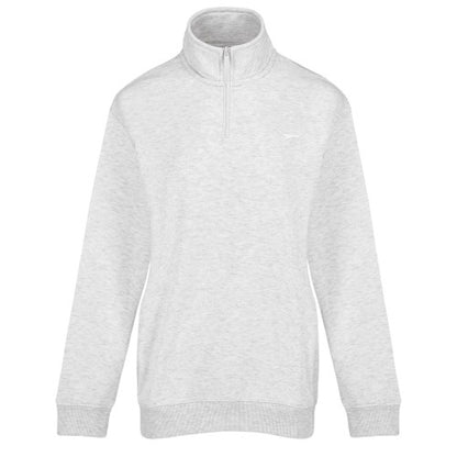 Front - Slazenger Womens/Ladies Quarter Zip Oversized Sweatshirt