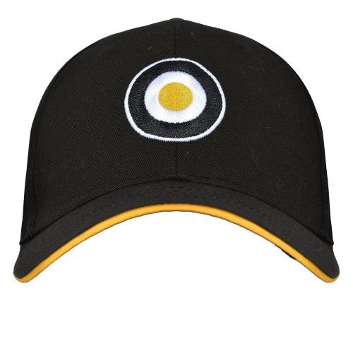 Front - Lambretta Mens Target Snapback Baseball Cap