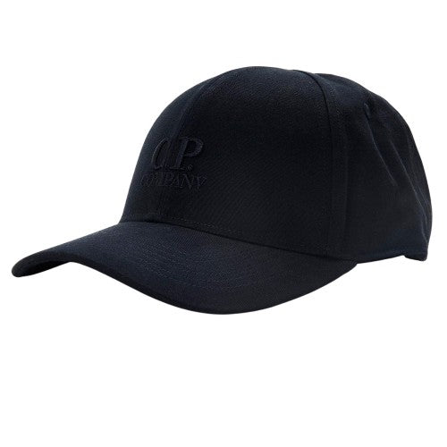 Front - C.P. Company Mens Embroidered Logo Baseball Cap