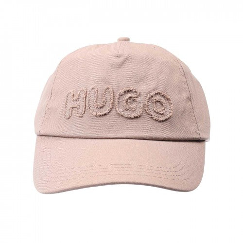 Front - Hugo Womens/Ladies Cara-FR Raw Edge Cotton Twill Casual Baseball Cap