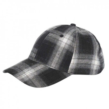 Front - Brave Soul Mens Plaid Casual Baseball Cap