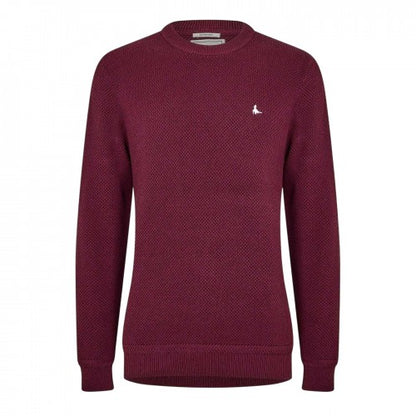 Front - Jack Wills Mens Linus Seed Stitched Jumper