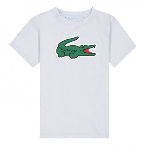 Front - Lacoste Childrens/Kids Big Logo Cotton Blend T-Shirt