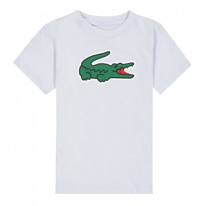 Front - Lacoste Childrens/Kids Big Logo Cotton Blend T-Shirt