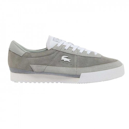 Front - Lacoste Womens/Ladies Aura Leather Flat Trainers