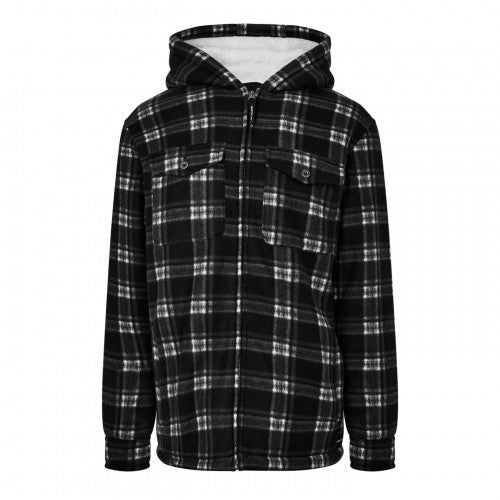 Front - Dunlop Mens Heavy Duty Full Zip Hoodie