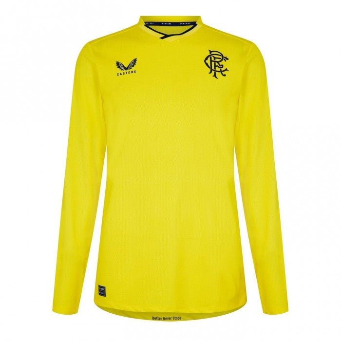 Front - Castore Mens Rangers FC Long-Sleeved T-Shirt
