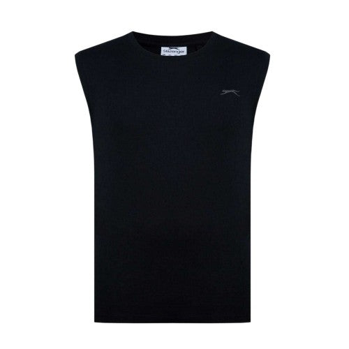Front - Slazenger Mens Logo Cotton Vest Top