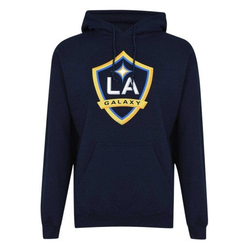 Front - LA Galaxy Mens Logo Drawstring Hoodie