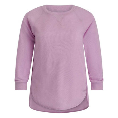 Front - DKNY Womens/Ladies Waffle Slim 3/4 Sleeve T-Shirt