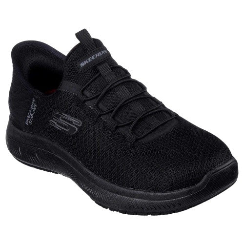 Front - Skechers Womens/Ladies Summits SR - Enslee Knitted Slip-In Trainers