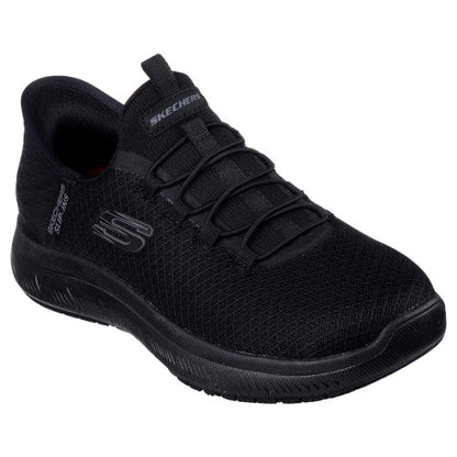 Front - Skechers Womens/Ladies Summits SR - Enslee Knitted Slip-In Trainers