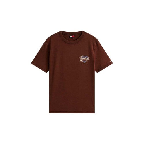 Front - Tommy Jeans Womens/Ladies Graphic Print Crew Neck T-Shirt