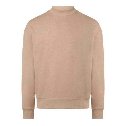 Front - Hugo Mens Logo Printed Cotton Sweatshirt