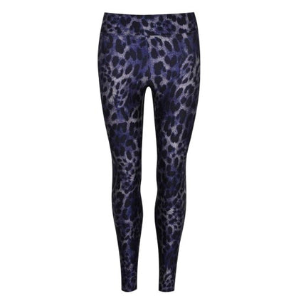 Front - Koral Womens/Ladies Polyamide Cheetah Print High Rise Leggings