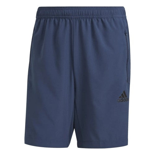 Front - Adidas Mens D2M Aeroready Woven Shorts